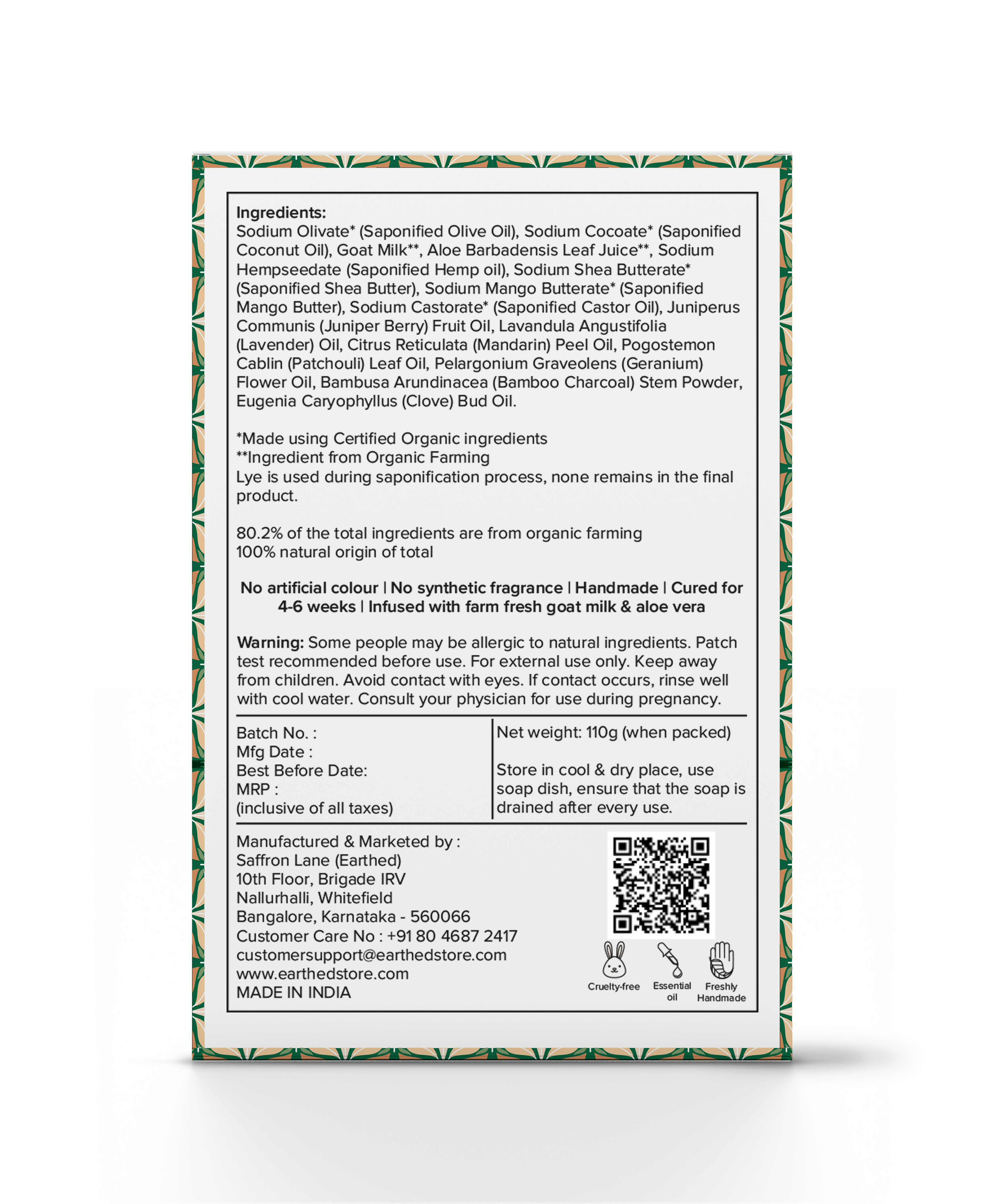 ALOE VERA, HEMP & CHARCOAL