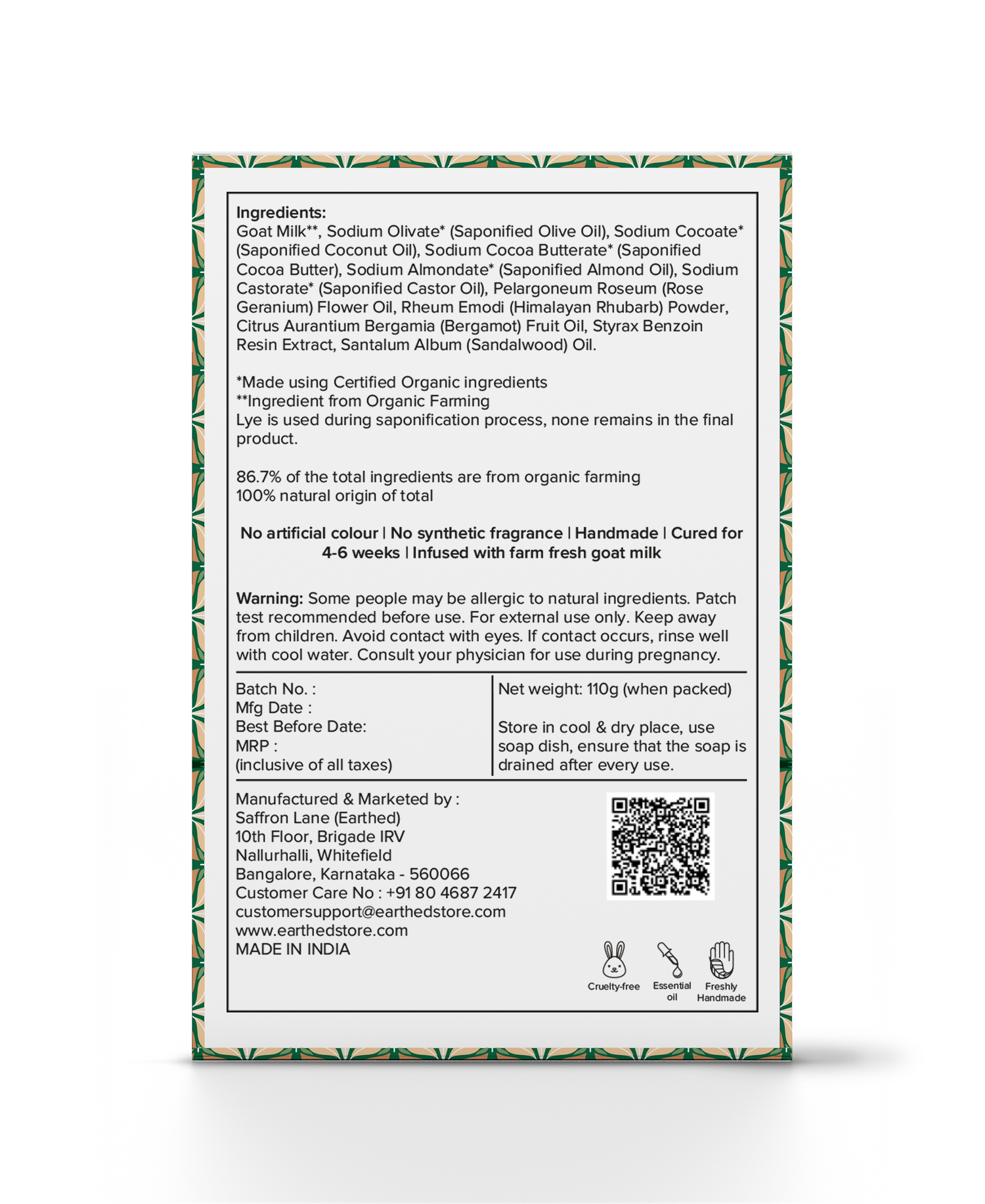 HIMALAYAN RHUBARB, ROSE GERANIUM & SANDALWOOD