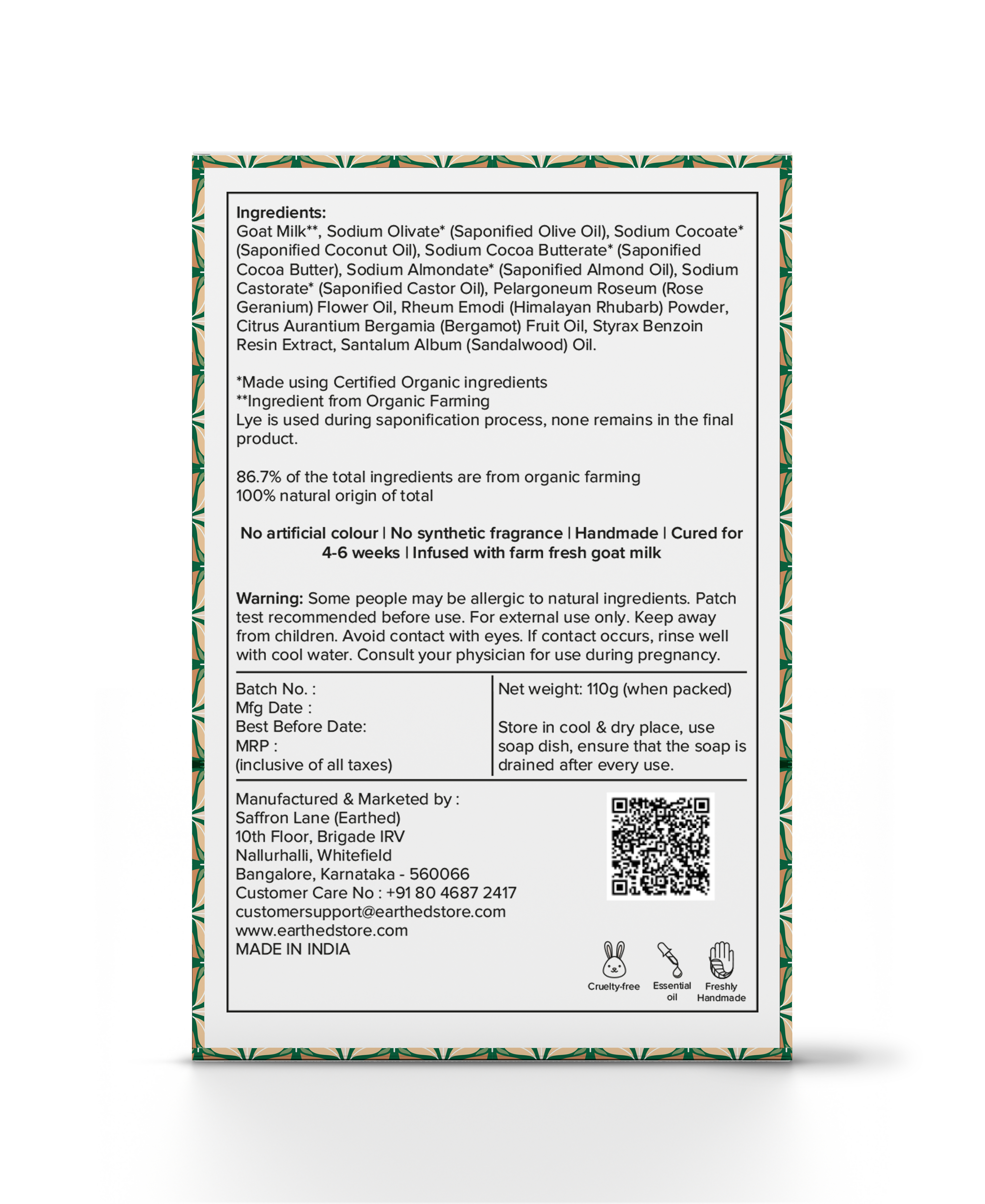 HIMALAYAN RHUBARB, ROSE GERANIUM & SANDALWOOD