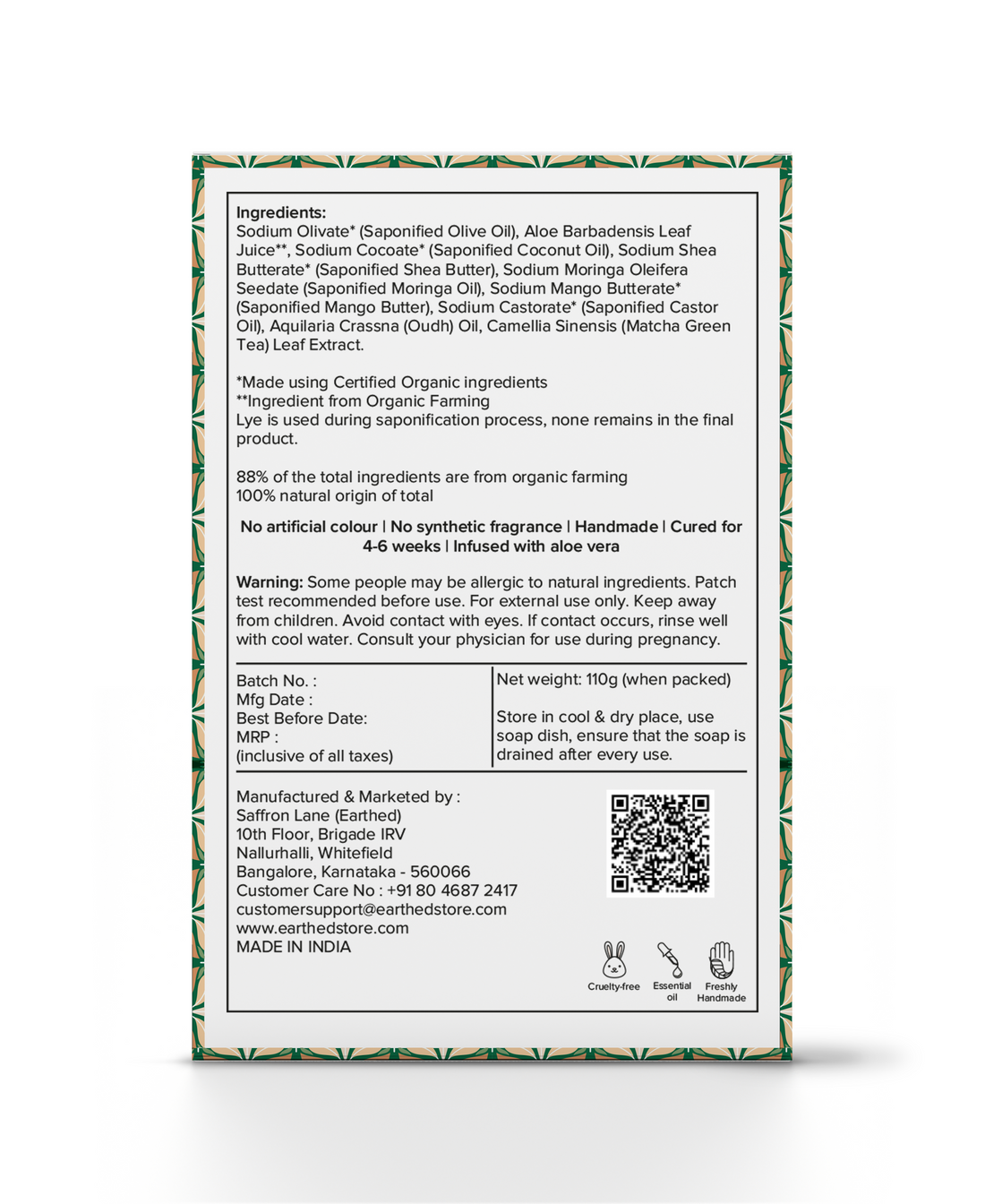 MORINGA, MATCHA GREEN TEA & OUDH