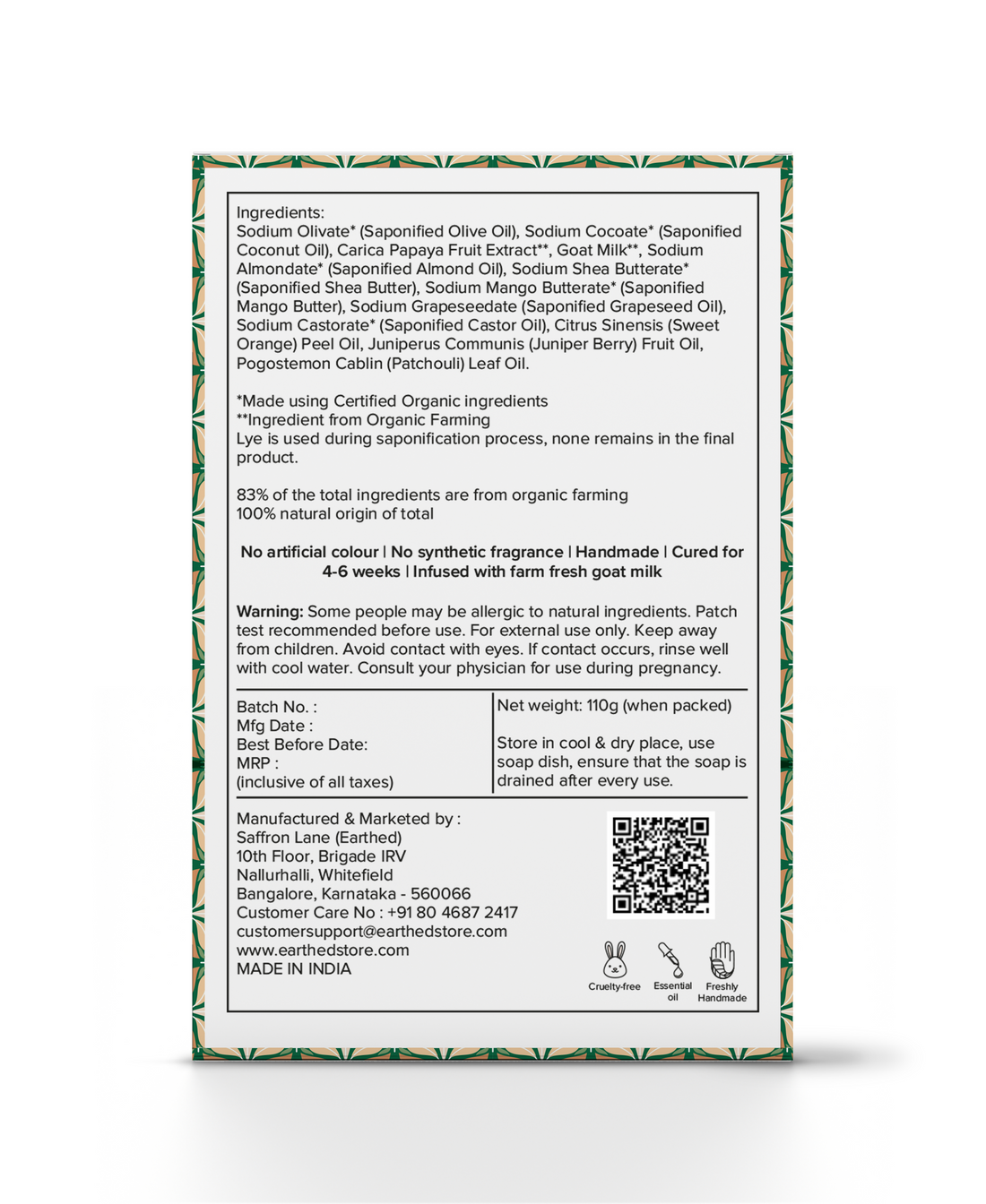 PAPAYA, ORANGE & GRAPESEED