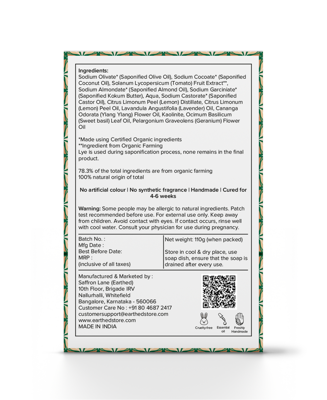 TOMATO, ROSECLAY, LEMON & BASIL